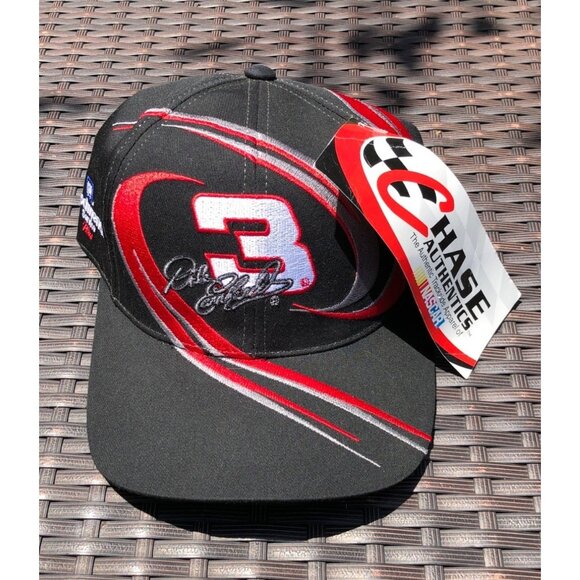 Dale Earnhardt #3 Snap Back Hat NASCAR Embroidered Chase Authentics Two Tone NWT - Picture 1 of 12